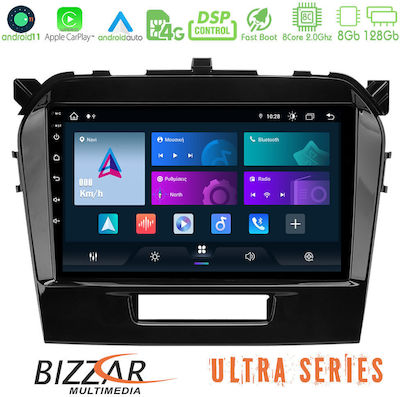 Bizzar Ultra Series Ηχοσύστημα Αυτοκινήτου για Suzuki Vitara 2015-2021 (Bluetooth/USB/WiFi/GPS) με Οθόνη Αφής 9"