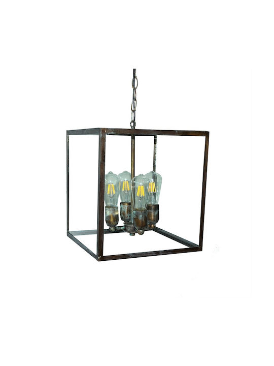 DITS Lighting Dits Lighting Lustră Negru pentru 4 Becuri E27