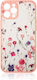 Hurtel Design Back Cover Σιλικόνης Flower Pink ...