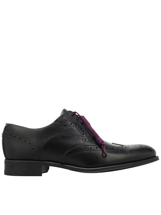 Ted Baker Piele Oxford-uri pentru bărbați Negre