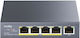Cudy GS1005P Negestionat L2 PoE+ Switch cu 5 Porturi Gigabit (1Gbps) Ethernet