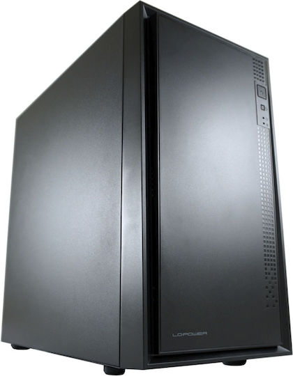 LC-Power 2016MB Midi Tower Κουτί Υπολογιστή Μαύρο
