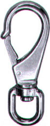 Inoxmare M8257 Boat Deck Accessories Hook for Flare with Swivel Inox A4 85mm