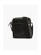 Calvin Klein Leather Shoulder / Crossbody Bag with Zipper, Internal Compartments & Adjustable Strap Black 16x10x31cm