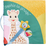 Sophie La Girafe Aktivitätsbuch Σόφι Βιβλίο Δραστηριότητων "Αγγίζω & Παίζω" aus Stoff mit Sounds für 3++ Monate