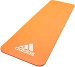 Adidas Στρώμα Γυμναστικής Yoga/Pilates Πορτοκαλί (173x61x0.7cm)