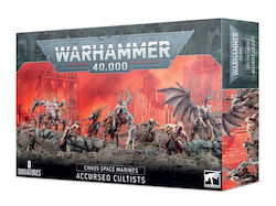 Games Workshop Warhammer 40.000 Space Marines Chaos Accursed Cultists Figure Games Workshop Warhammer 40.000 Space Marines Chaos Accursed Cultists Figure