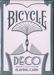 Bicycle Encarded Deco Plasticized Collectable Card Deck White