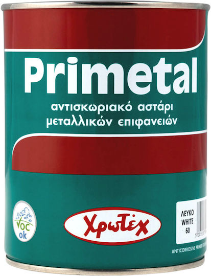 CHrotech Primetal 43 Grundierung Anti-Korrosions-Grundierung Grau Geeignet für Metall 2.5Es