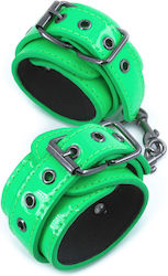 Ns Novelties Electra Wrist Cuffs Handschellen Green
