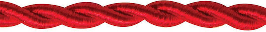 VK Lighting Fabric Cable 3x0.75mm² in Red Color 1m 47143-029654