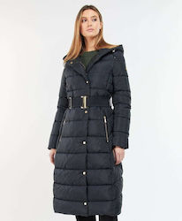 Barbour Women's Long Puffer Jacket for Winter Black LQU1492-BK11