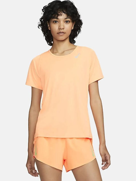 Nike Race Women's T-shirt Dri-Fit Orange