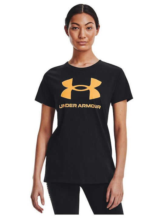 Under Armour Damen Sport T-Shirt Schwarz