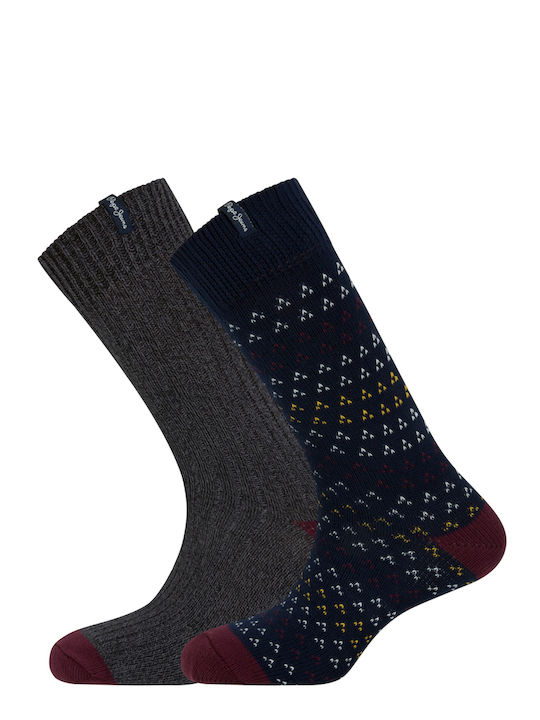 Pepe Jeans Wes Чорапи с Дизайн Сини 2Пакет