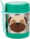 Skip Hop Zoo Pug Baby Food Thermos Stainless Steel 325ml