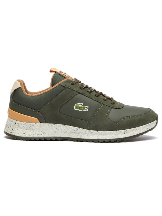 Lacoste Joggeur 2.0 Ανδρικά Sneakers Dark Green/Off White