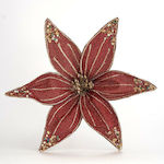 Eurolamp Christmas Fabric Decorative Flower 30cm