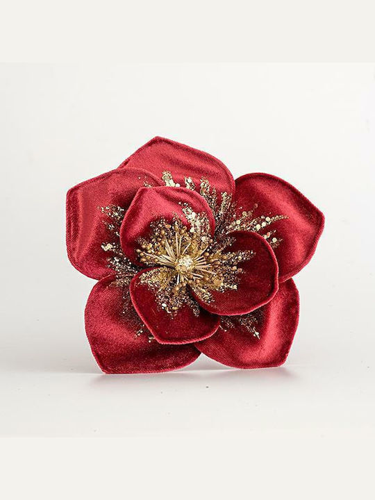 Eurolamp Christmas Fabric Decorative Flower 20cm