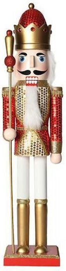 Eurolamp Wooden Christmas Nutcracker 60cm Red