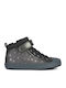 J KALISPERA Παιδικά Sneakers High με Σκρατς Γκρι