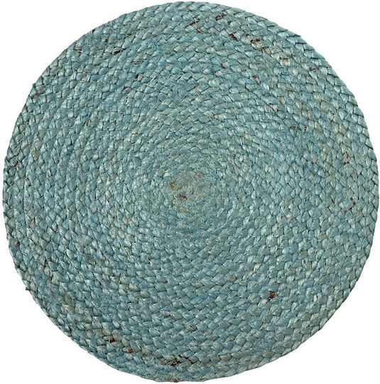 Silk Fashion Platzdeckchen Rund Korbweide Seagreen 38cm 1Stück