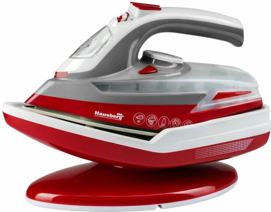 Hausberg HB-7895 Σίδερο Ατμού 2300W με Κεραμική Πλάκα και Συνεχόμενη Παροχή Ατμού 5gr/min