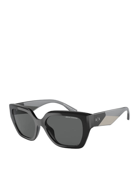 Armani Exchange Мъжки Слънчеви Очила с Черна Пл...