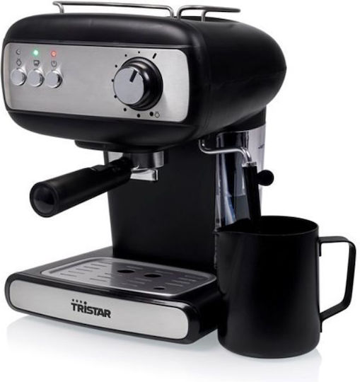 Tristar Μηχανή Espresso 850W Πίεσης 20bar Μαύρη CM-2276