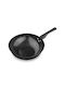 Navaris Wok din Aluminiu cu Strat Antiaderent 30cm