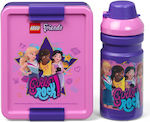 Lego Friends Kids Set Lunch Plastic Box 0.39lt Multicolour L13.5xW17xH7cm