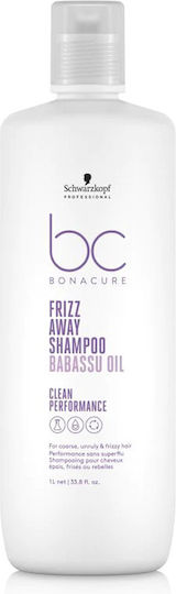 Schwarzkopf Bonacure Frizz Away Σαμπουάν Λείανσης για Φριζαρισμένα Μαλλιά 1000ml