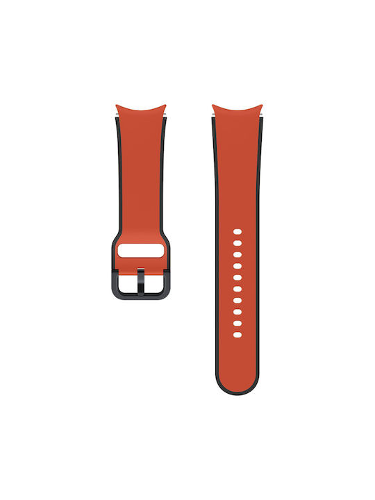 Samsung Two-tone Sport S/M Strap Silicone Red (Galaxy Watch4 / Watch5 / Watch5 Pro) ET-STR90SREGEU