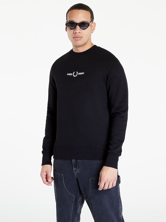 Fred Perry Φούτερ Μαύρο