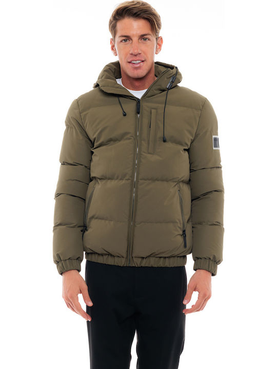 Biston Winter Jacke Puffer Khaki