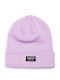 Beanie Γυναικείος Σκούφος Πλεκτός σε Λιλά χρώμα