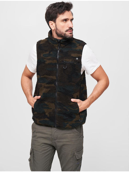Herren Fleecejacke Braun