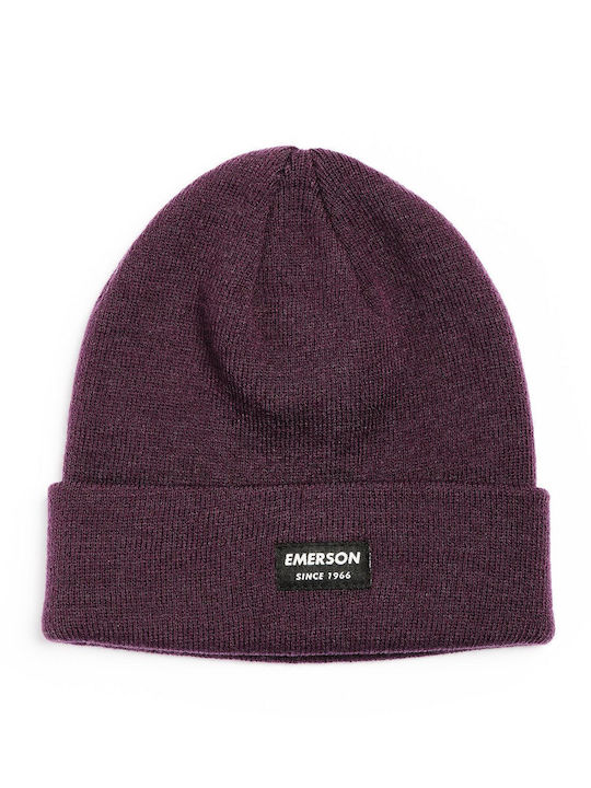 Beanie Unisex Beanie Knitted in Purple color