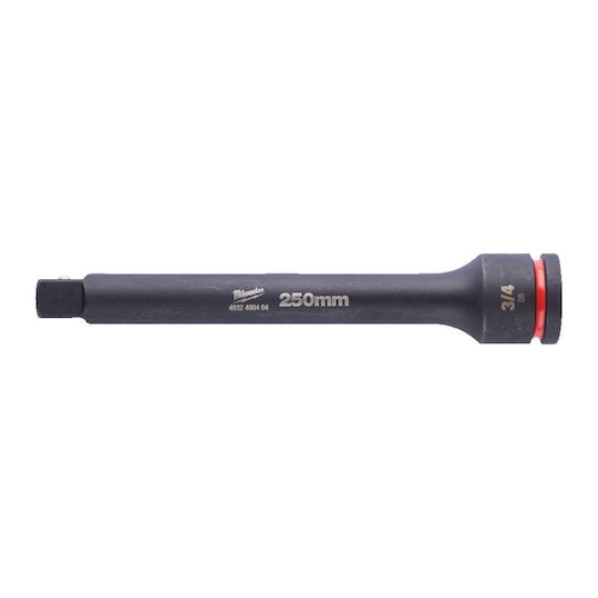 Milwaukee Προέκταση Καστάνιας Shockwave με Καρέ 3/4" και Μήκος 250mm