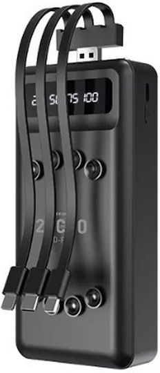 Proda PD-P92 Power Bank 10000mAh 10W с USB-A порт и USB-C порт Черен