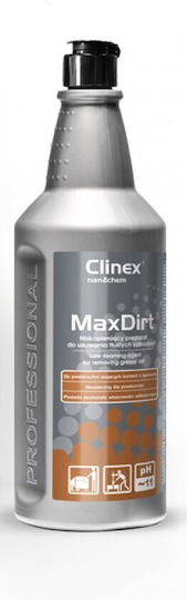 Clinex Max Dirt Curățător Pentru Aplicații Speciale Pentru Uz Profesional Sub Formă De Spumă Potrivit Pentru Piatră Placi De Faianță Perete Și Beton 1lt 77-650