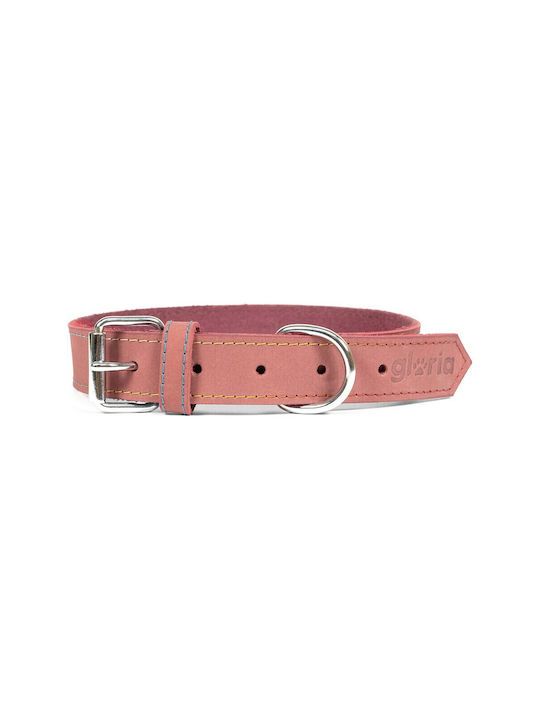 Gloriapets Oasis Dog Collar Leather In Pink Col...