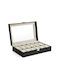 Songmics Watch Case for 12 Watches Black JWB12BE