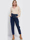 High Waist Women's Jean Trousers in Baggy Line