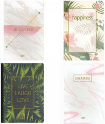 Next Notebooks Ruled B5 80 Sheets 2 Subjects Dreams Flexi 10pcs (Μiscellaneous Designs/Colors)