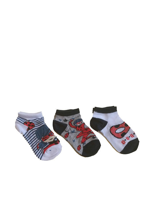 MIRACULOUS LADYBUG SOCKS SHORT 3 PCS