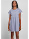 Urban Classics Sommer Mini Kleid Viola Blue