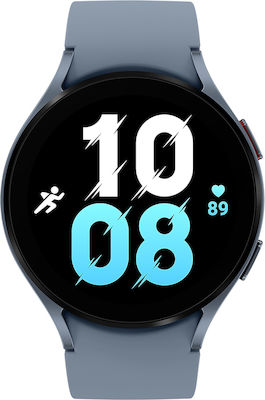 Samsung Galaxy Watch5 LTE Aluminium 44mm Αδιάβροχο με Παλμογράφο (Sapphire)