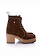 Robinson Leather Women's Ankle Boots Brown