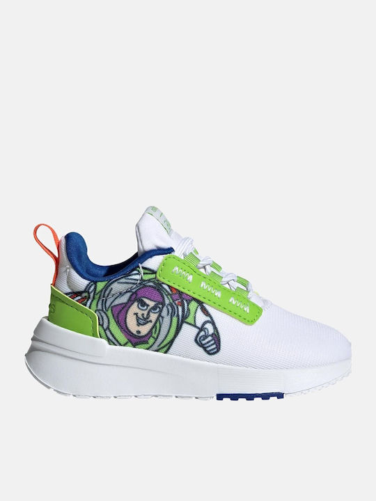 Racer TR21 Buzz Αθλητικά Παιδικά Παπούτσια Running με Κορδόνια Cloud White / Semi Solar Green